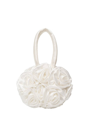 Francine Satin Flower Handbag - KissProm