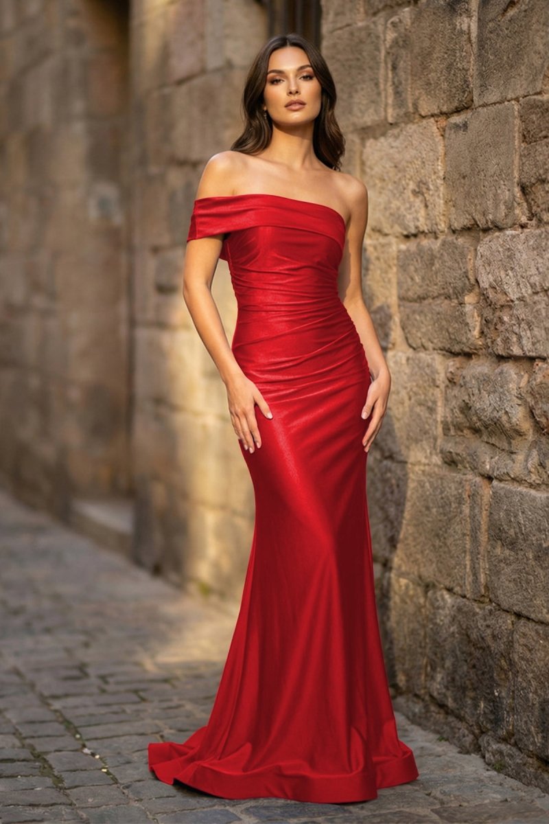 Foraml Mermaid One Shoulder Royal Blue Satin Prom Dress Evening Dress Foraml Mermaid One Shoulder Royal Blue Satin Prom Dress Evening Dress
