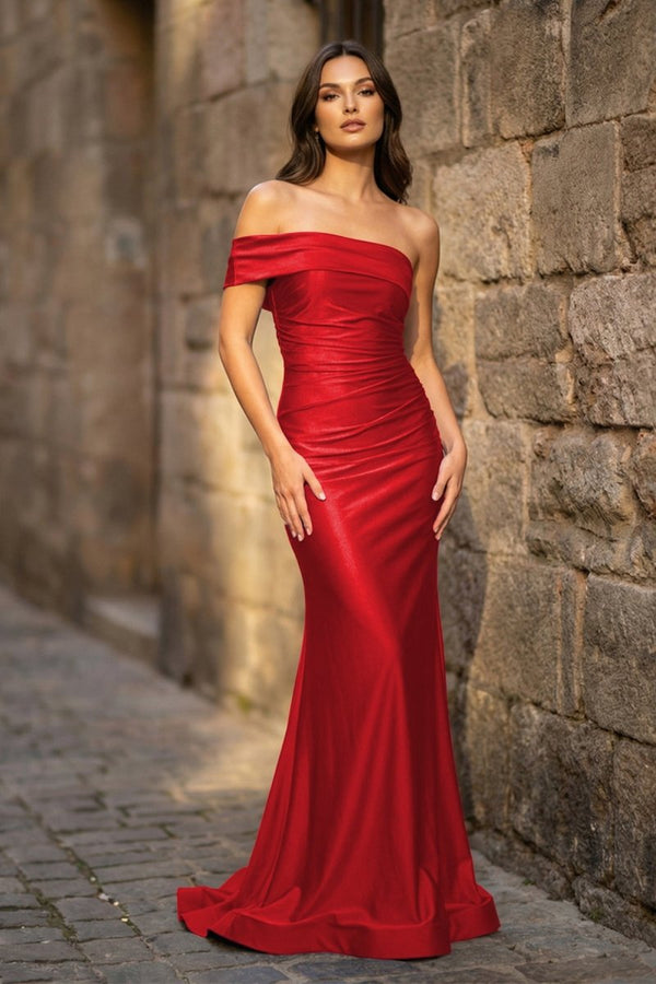 Foraml Mermaid One Shoulder Royal Blue Satin Prom Dress Evening Dress Royal Blue / 14 Foraml Mermaid One Shoulder Royal Blue Satin Prom Dress Evening Dress Royal Blue / 14