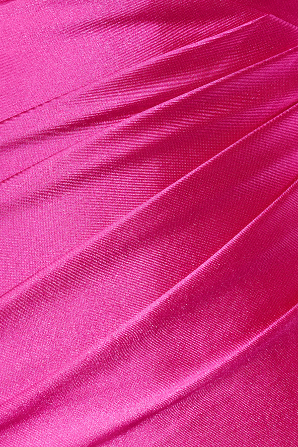 Fuchsia Sheath Sweetheart Satin Cut Out Short Homecoming Dresses-KISSPROM