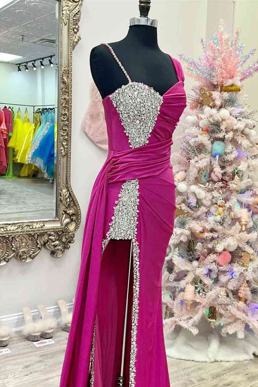 green emerald velvet dress Jessica Angel 2394 Long Velvet Fitted Formal Sequin Prom Dress main image 0