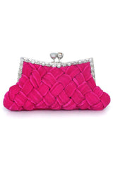 Glamourous Silk With Crystal/Rhinestone Glitter Adjustable Wallets & Accessories - KissProm