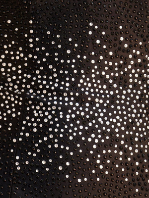 Jolene |Sheath Beaded Satin Homecoming Dress with Side Slit