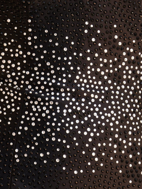 Jolene |Sheath Beaded Satin Homecoming Dress with Side Slit