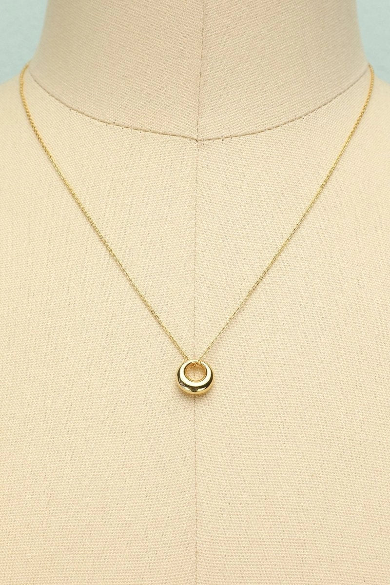 Gold Geometric Necklace - KissProm