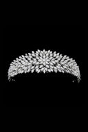 Gold Hair Pieces Crystal Crowns - KissProm