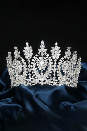 Gold Large Cubic Zirconia Crowns - KissProm