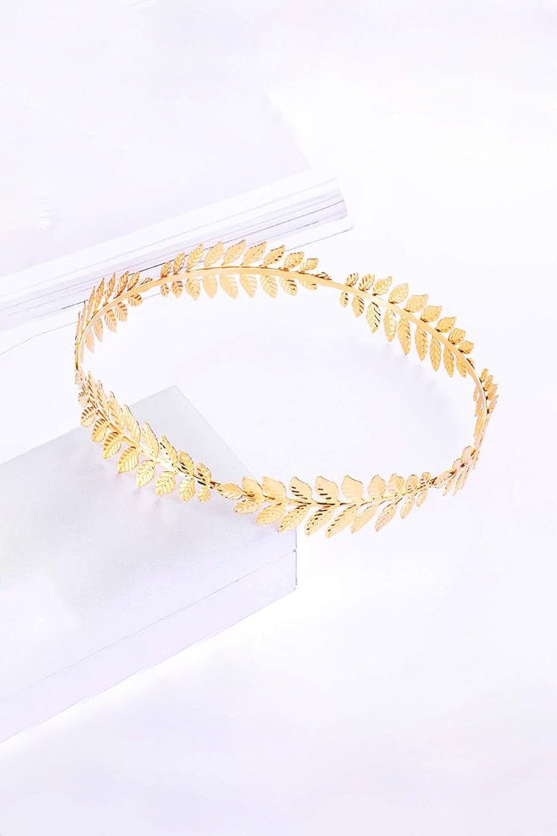 Gold Leaf Branch Crown - KissProm
