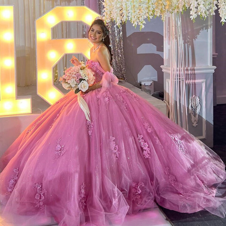 Gold Off Shoulder Tulle Quinceanera Dresses With Lace Appliques Gold / 14 Gold Off Shoulder Tulle Quinceanera Dresses With Lace Appliques Gold / 14