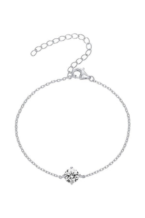 Gold Plated Solitaire Diamond Bracelets - KissProm