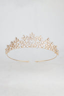 Gold Zirconia Queen Crown - KissProm