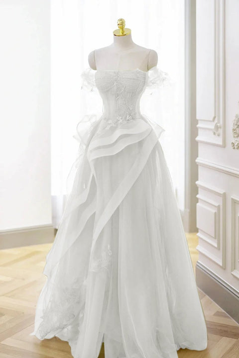 Green Tulle with Lace Straps Layers Party Dress, Green Tulle Prom Dress