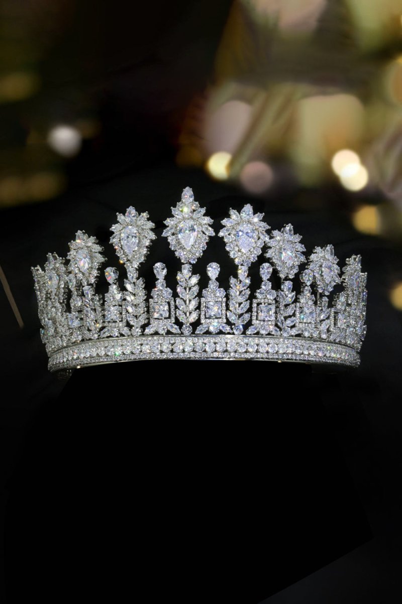 Green Zircon Princess Crown - KissProm