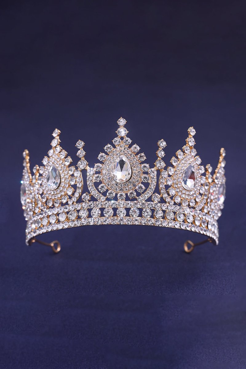 Half Circle Crystal Tiara - KissProm