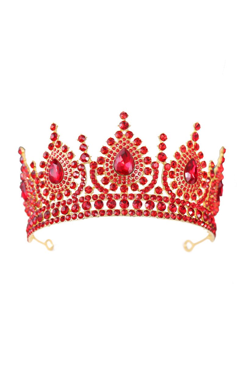 Half Circle Crystal Tiara - KissProm