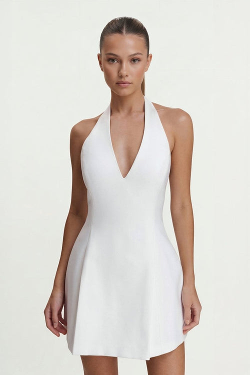 v neck graduation dress Gray Beaded Long Prom Dresses, V Neck Beaded Gray Formal Evening Dresses, US 10 / Gray as Pics / With Rush+$19.99 Celebrate your graduation in timeless elegance with this stunning white mini dress V-neck Lace Homecoming Dresses Short