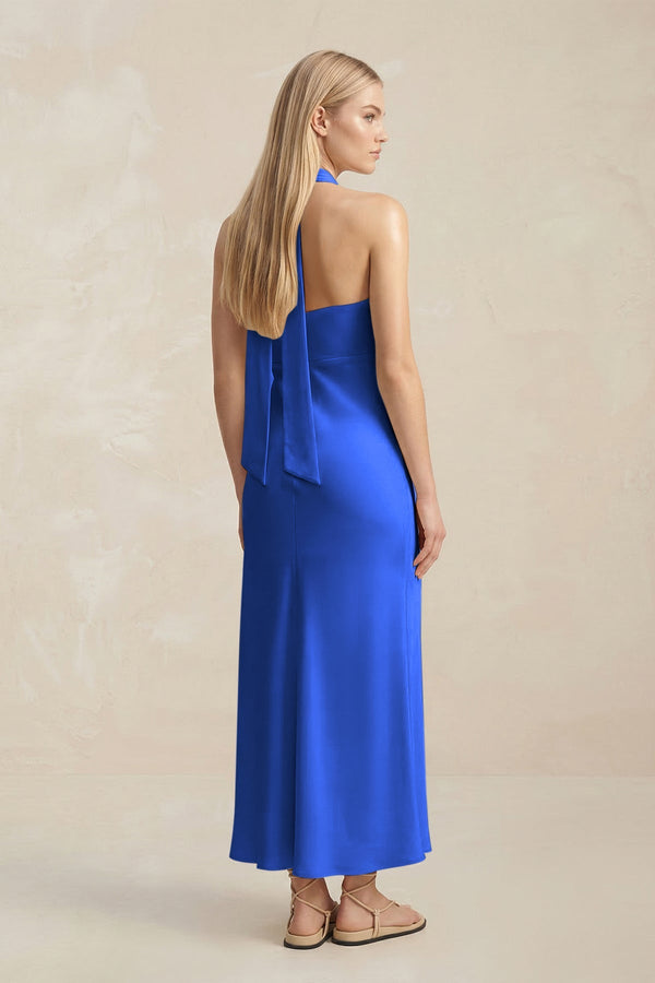 keyhole bridesmaid dress Wedtrend Women Bridesmaid Dress With Lace A-Line Spaghetti Straps Pleated  Long Wedding Party Dress – WEDTREND main image 0