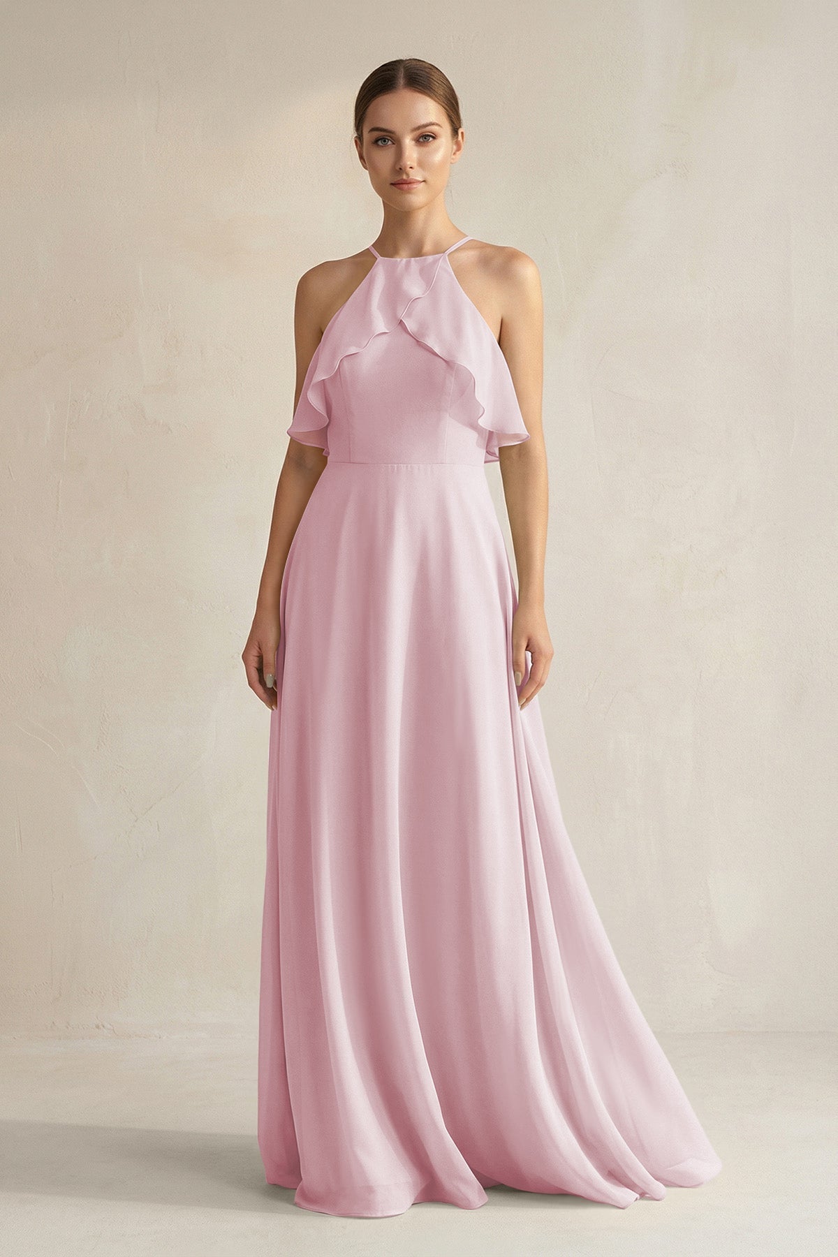 candy pink bridesmaid dress KissProm