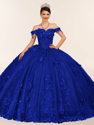 Illa | Ball Gown Organza Sweetheart  Burgundy Quinceanera Dress