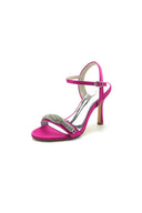 Ivory High Heels with Sparkling Crystal Embellishments - KissProm