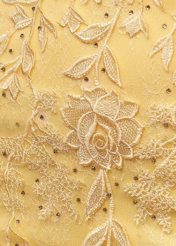 Yellow Tight Short Homecoming & Cocktail Dresses with Appliques - KISSPROM