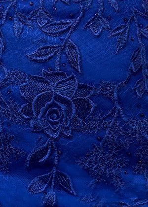 Royal Blue Tight Short Homecoming & Cocktail Dresses with Appliques - KISSPROM
