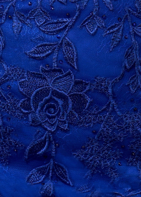 Royal Blue Tight Short Homecoming & Cocktail Dresses with Appliques - KISSPROM