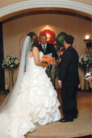 Vintage Sheer Single Tier Classic Wedding Bridal Veil - KissProm