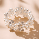Bride and Bridesmaids Silver Pearl Bracelets - KissProm