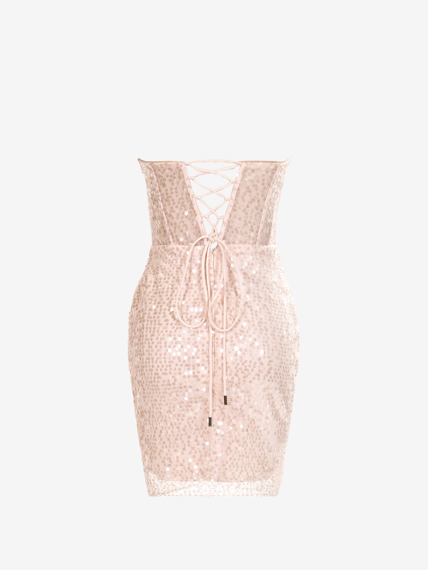 Isadora | Champagne Sheath Sweetheart Sequins Homecoming Dress