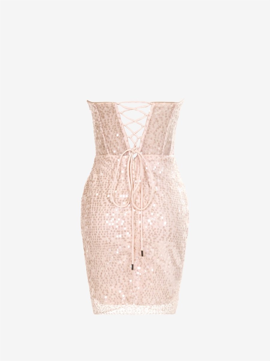 Sheath/Column Sweetheart Short Sequin Homecoming Dress With Sequins