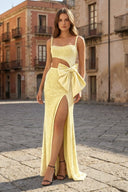 Gorgeous Mermaid Spaghetti Straps Black Beaded Prom Dresses with Slit - KissProm