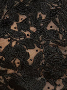 Jaycee | Black - One Shoulder Bodycon Satin Short Homecoming Dresses With Appliques