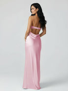 Jelissa | Spaghetti Straps Sheath Aqua Blue Prom Dress Formal Satin Party Dress - KissProm