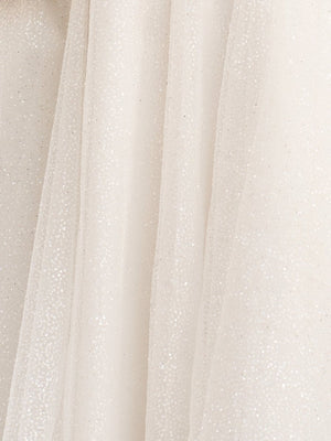 Jessalyn | A-Line Tie Shoulder Ivory Spraying Short Party Dress