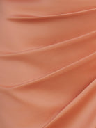 Jubilee | Orange - One Shoulder Spandex Pleated Homecoming Dresses With Slit