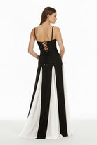 July | White - Spaghetti Straps Sleeveless A Line Satin Long Prom Dresses - KissProm