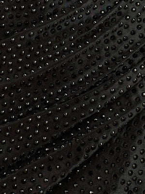 Karlee | Black - One Shoulder Bodycon Beaded Homecoming Dresses With Flower