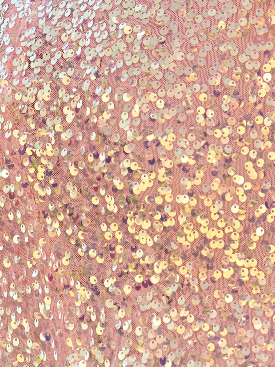 Kelis | Pink - Sheath Scoop Neck Sequined Short Homecoming Dresses with Slit