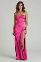 Kitri | Sweetheart Long Sheath Prom Dress With Split - KissProm