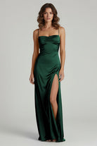 Kitri | Sweetheart Long Sheath Prom Dress With Split - KissProm