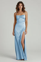 Kitri | Sweetheart Long Sheath Prom Dress With Split - KissProm