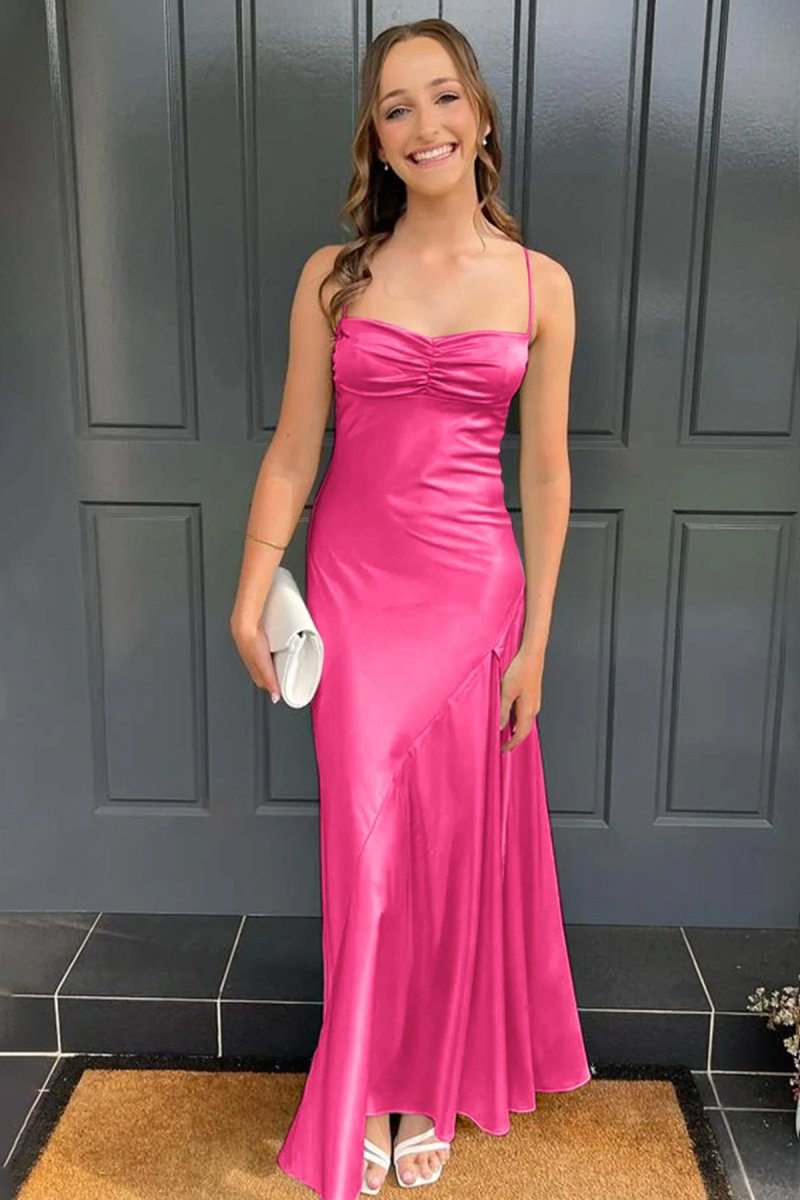 Kitri | Sweetheart Long Sheath Prom Dress With Split - KissProm