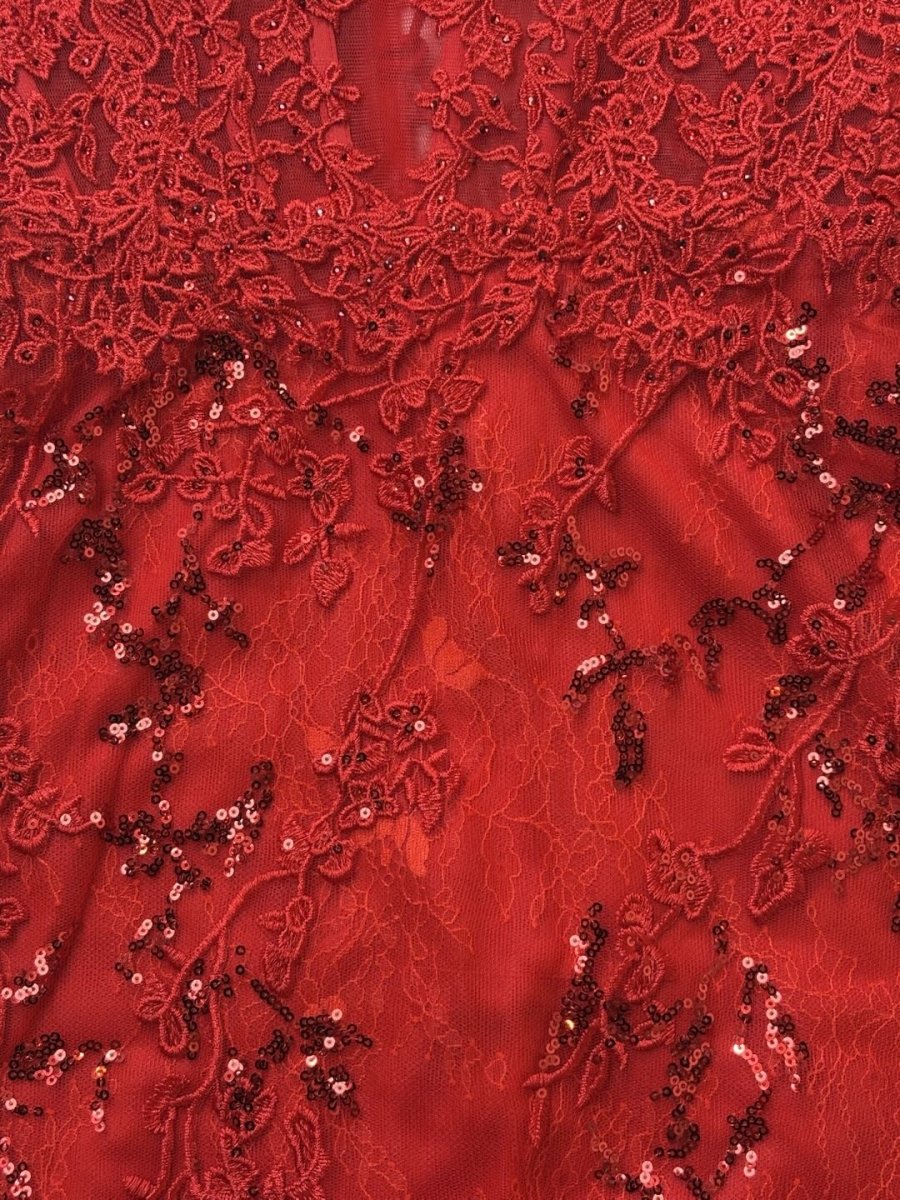 Joanne | Red - Bodycon Sweetheart Lace Short Tight Homecoming Dresses with Appliques - KissProm