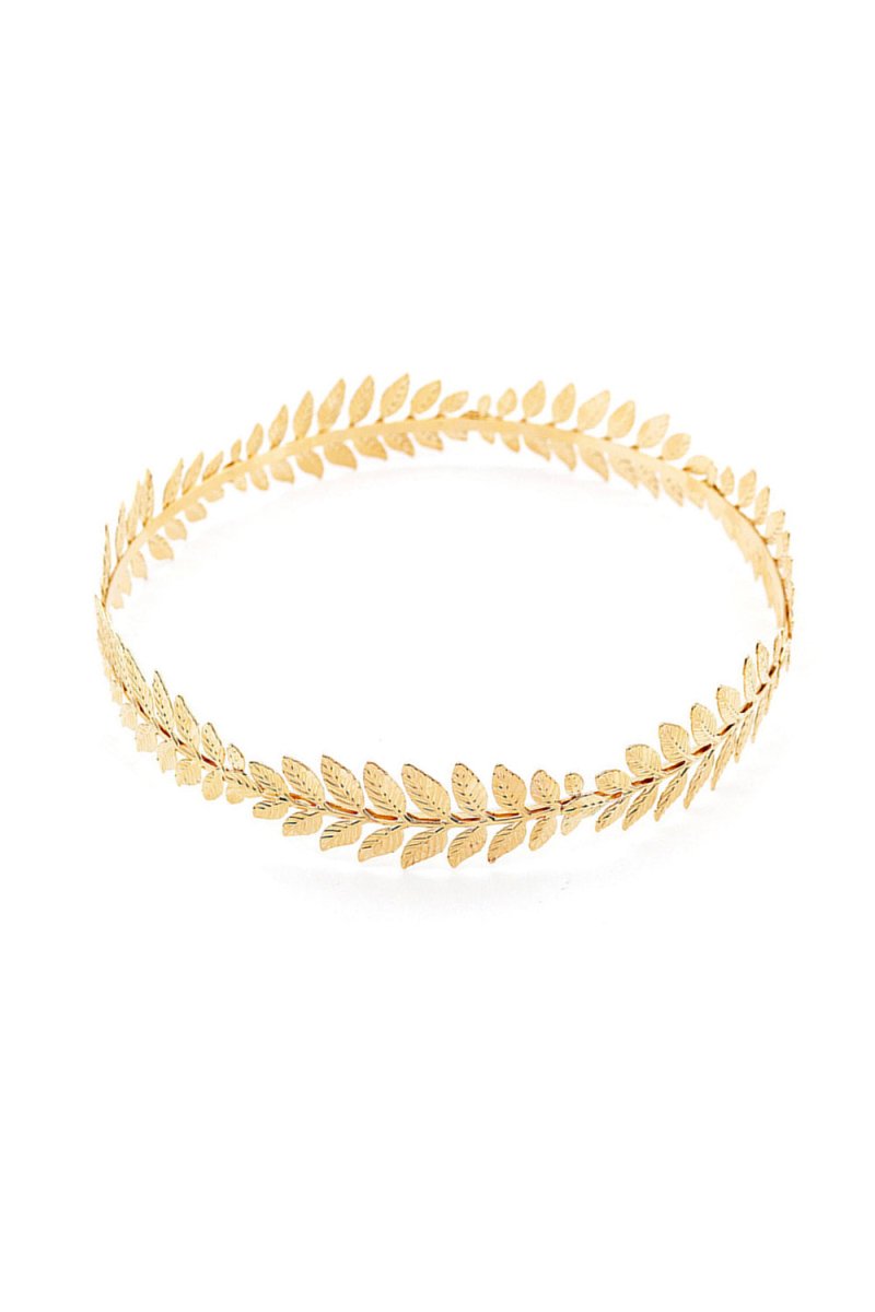 Laurel Wreath Gold Leaf Crown - KissProm