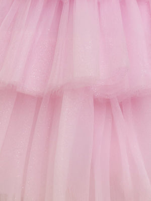 Layla | A-Line Deep V Neck Tiered Short Homecoming Dress