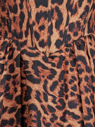 Leander | Leopard - Square Neck A Line Print Short Homecoming Dress