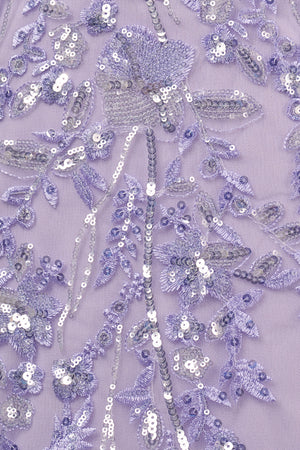 Lilac Sequin Lace Sweetheart Fitted Mini Homecoming Dresses (4) | KISSPROM