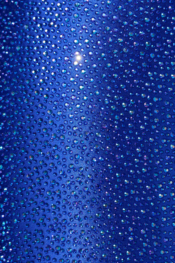 Lior | Royal Blue - Tight Beaded Strapless Short Corset Homecoming Dress