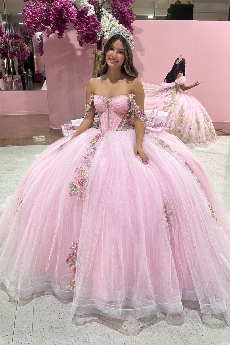 little mermaid quinceanera dress Beaded Tulle Quince Dress Vizcaya by Morilee 89421- Promheadquarters.com